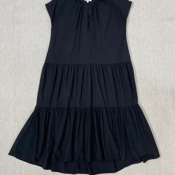 [BUNJANG] COS Black Frill Maxi Dress / COS 블랙 프릴 원피스