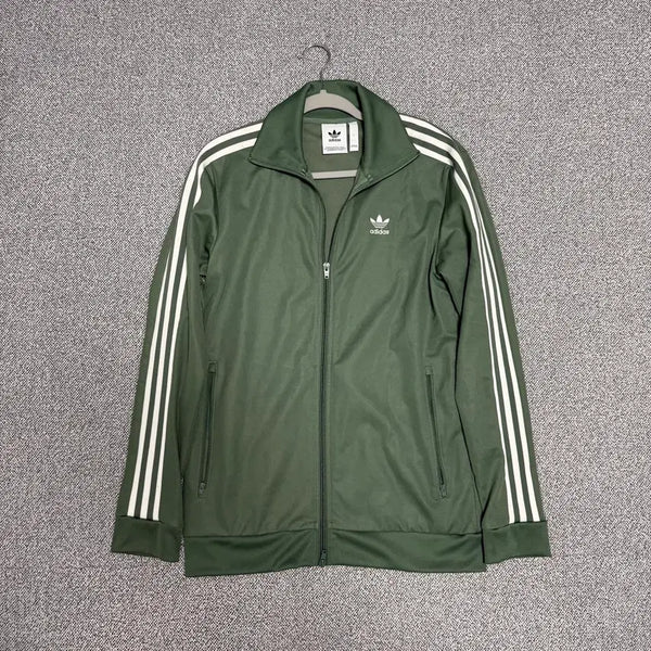 [BUNJANG] Adidas Beckenbauer Track Top Jersey Khaki L / 아디다스 베켄바우어 져지 카키 L 트랙탑 그린