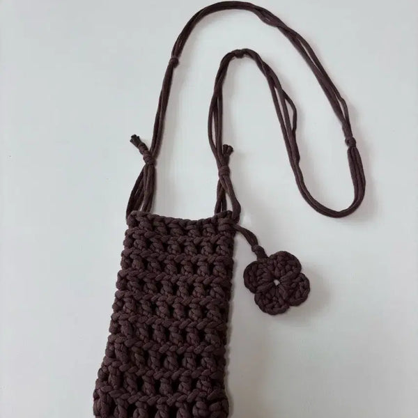 [BUNJANG] Hand-Knitted Mini Phone Bag / 핸드폰가방 미니가방