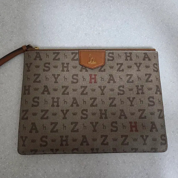 [BUNJANG] Hazzys Leather Clutch Bag / 헤지스 클러치 백
