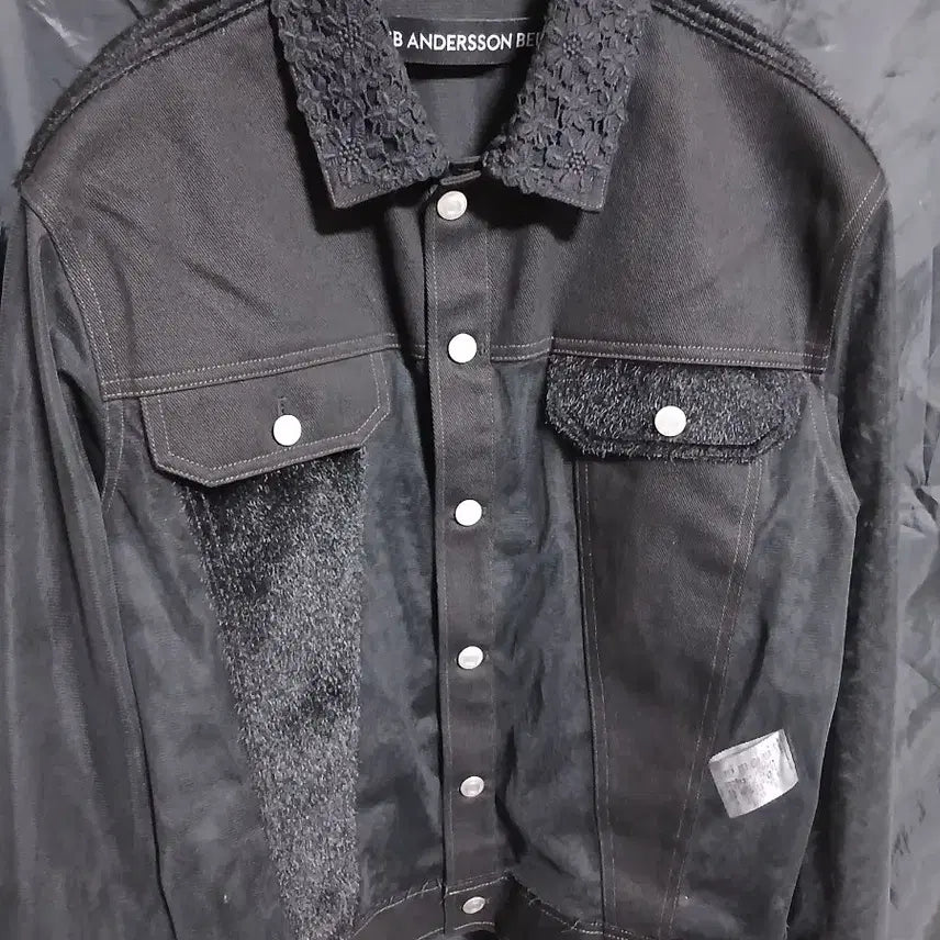 [BUNJANG] Andersson Bell Tony Cotton Shear Jacket Black S / 앤더슨벨 토니 코튼 시어 자켓 블랙 S
