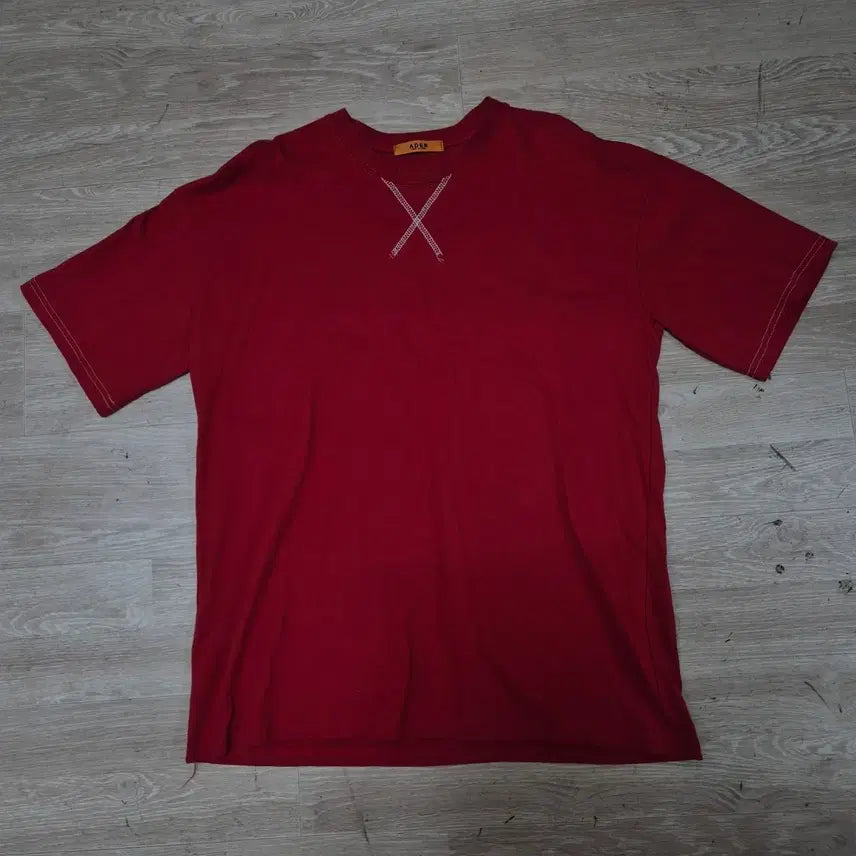 [BUNJANG] Ader Error Stitch Short Sleeve T-Shirt (Size M/95) / ADER 아더에러 스티치 반팔 티셔츠 M(95)