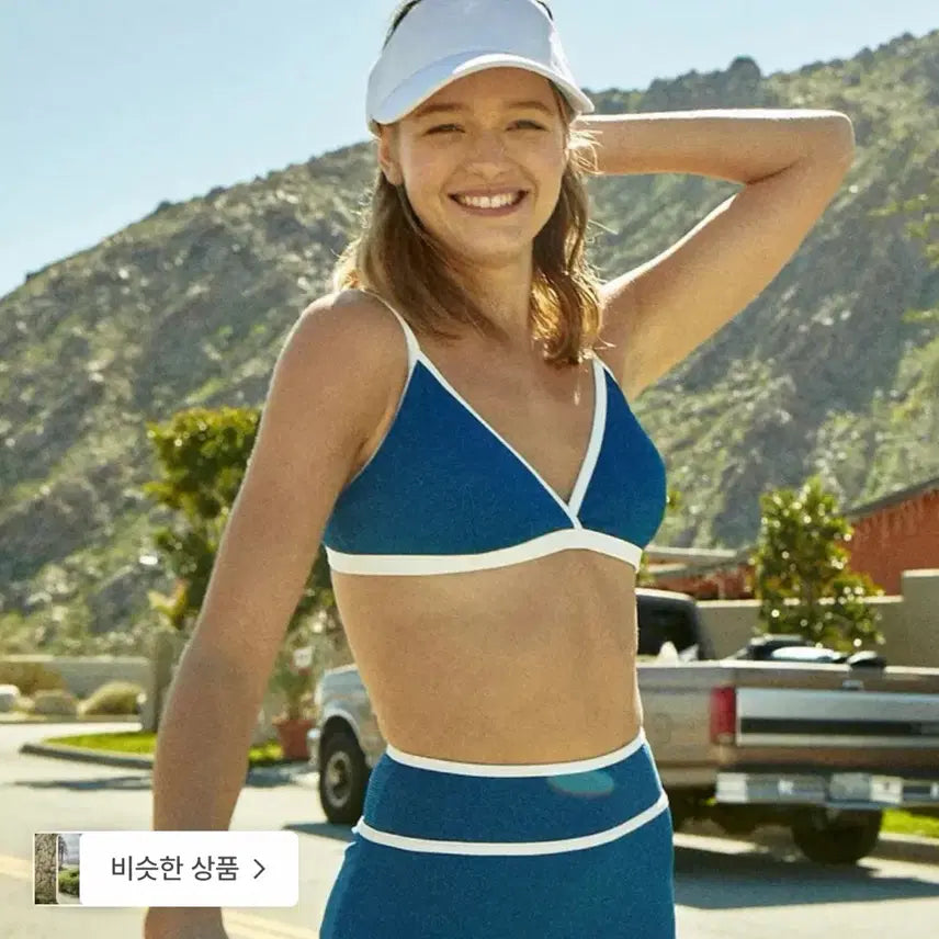 [BUNJANG] Coralique Waffle Bikini - Navy (Size S) / (S사이즈) 코랄리크 CORALIQUE 와플 비키니