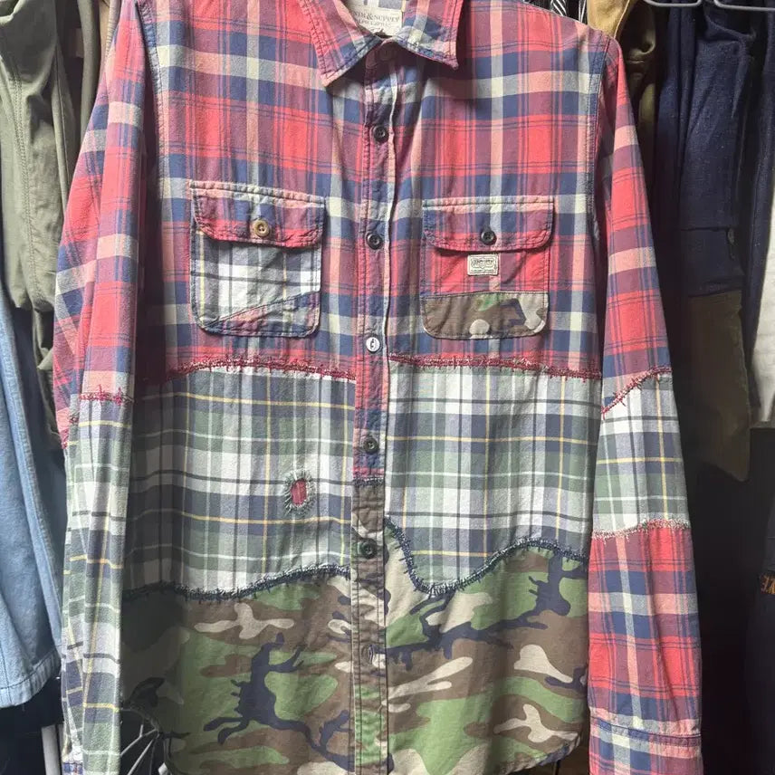 [BUNJANG] Polo Ralph Lauren Denim & Supply Multi Work Shirt L / 폴로 랄프로렌 polo 데님앤서플라이 멀티 워크셔츠 L