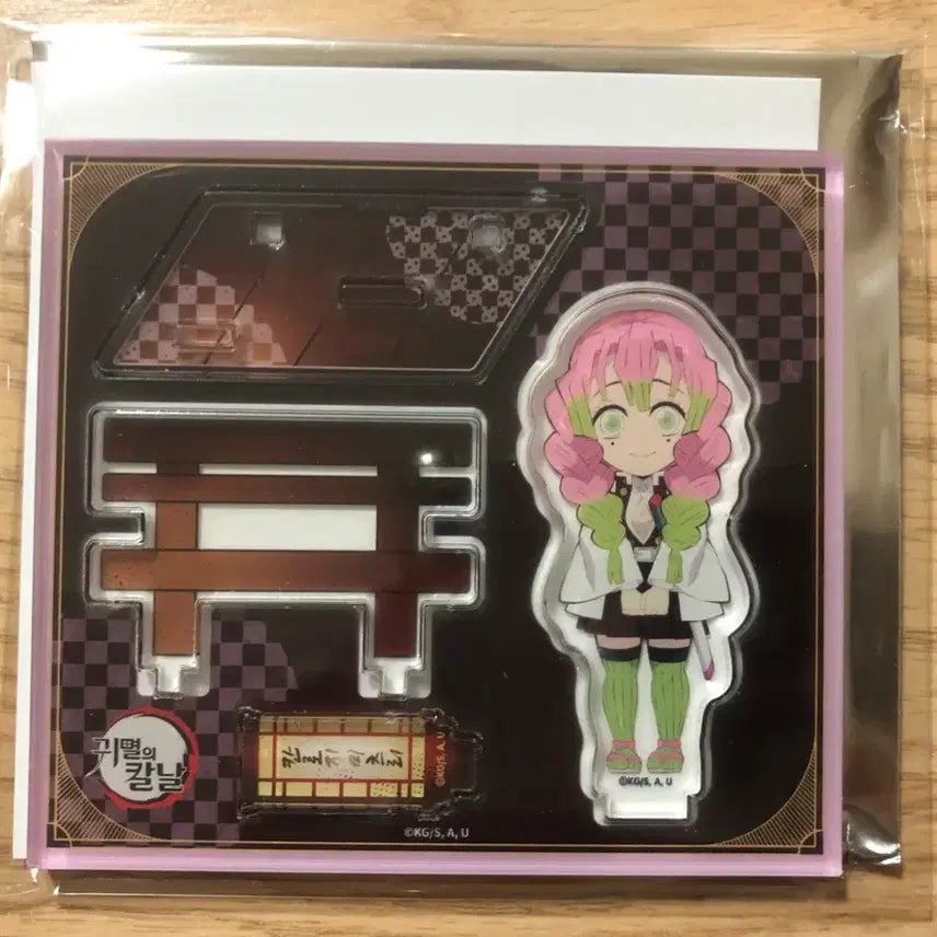 [BUNJANG] Demon Slayer Kanroji Mitsuri Mini Acrylic Stand / 귀멸의 칼날 귀칼팝업 칸로지 미츠리 미니 아크릴스탠드