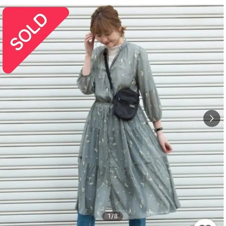 [BUNJANG] Uniqlo Chiffon Dress / 유니클로  쉬폰 원피스