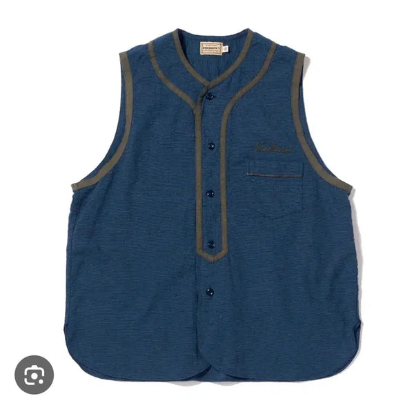 [BUNJANG] Pherrow's Linen Vest / 일본 페로우즈 린넨 베스트