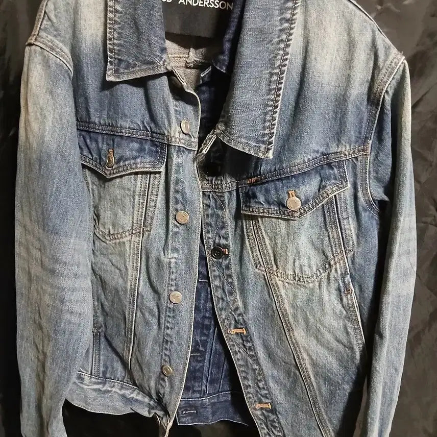 [BUNJANG] Andersson Bell Asymmetric Layered Denim Jacket / 앤더슨벨 비대칭 레이어드 데님 자켓