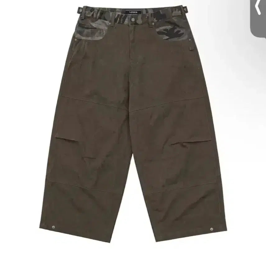 [BUNJANG] IDWS Hidden Camo Balloon Pants Brown / IDWS 히든 카모 벌룬 팬츠 브라운
