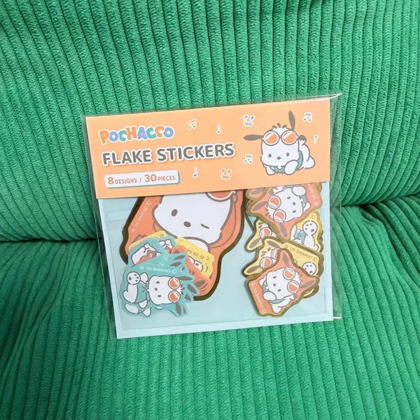 [BUNJANG] Sanrio Pochacco Stickers (30 pcs) / 산리오 정품 포차코 스티커 30개