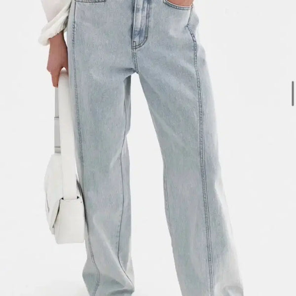 [BUNJANG] Orr 721 Denim Straight Fit Pants Light Blue XS / Orr 오르 데님 721