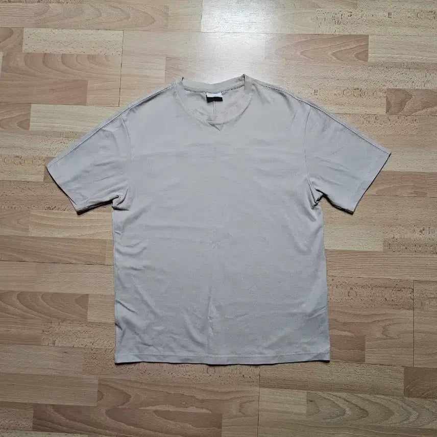 [BUNJANG] ZIOZIA Plain Gray Short-Sleeve T-Shirt Size 100 / [실착1회] 지오지아 무지 회색 그레이 반팔 티셔츠 100