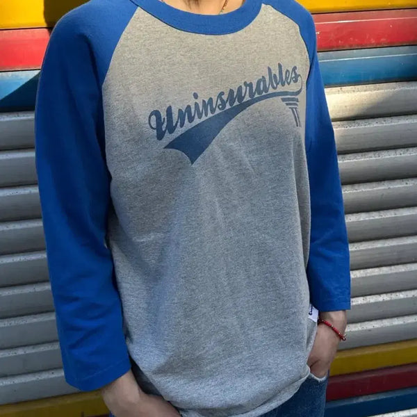 [BUNJANG] Champion Raglan 3/4 Sleeve T-Shirt / 챔피온 래글런 7부 티셔츠