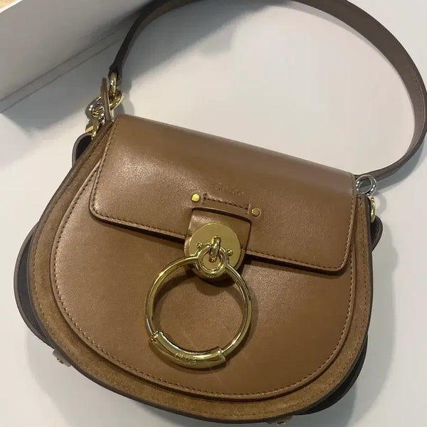[BUNJANG] Chloe Tess Small Shoulder Bag Camel Beige / 끌로에 테스백