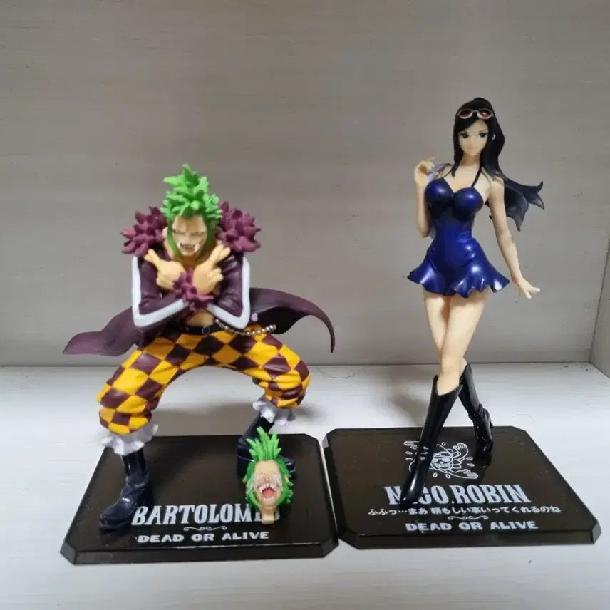 [BUNJANG] One Piece Art Works ZERO Robin & Bartolomeo Bundle Set / [박스x] 아츠제로 원피스 로빈&바르톨로메오 일괄
