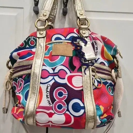[BUNJANG] Coach Multi-Pattern Shoulder Bag / 코치 멀티 패턴 숄더백