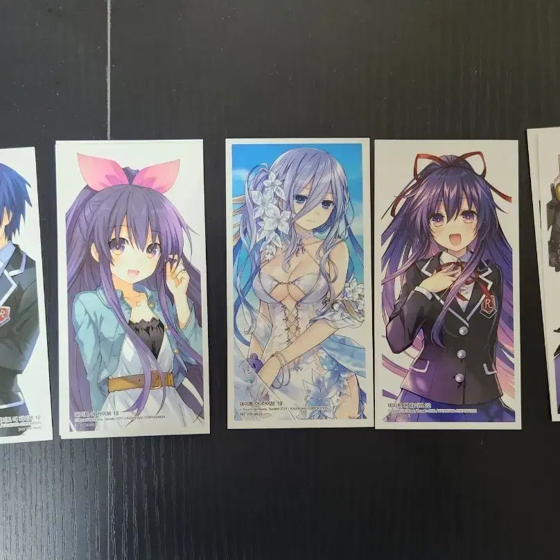[BUNJANG] Date A Live Special Edition Bookmark Set / 데이트 어 라이브 특전부록 책갈피 팝니다.
