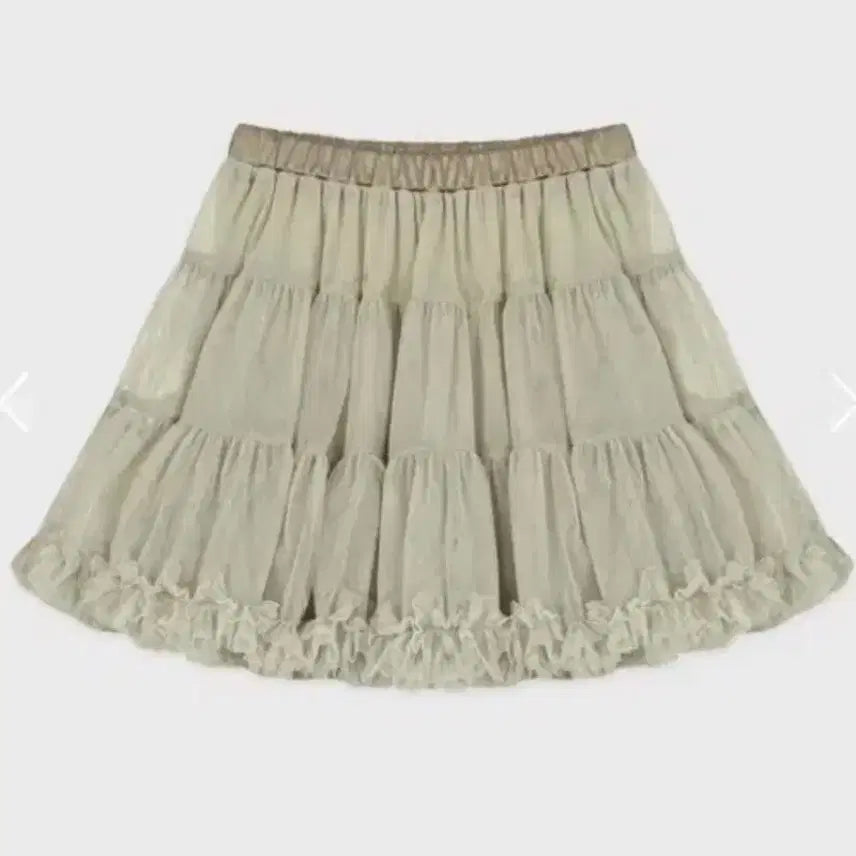[BUNJANG] SINOON Tulle Skirt Grayish Green / 시눈 튜튜 스커트 그레이쉬 그린 택달린 새상품