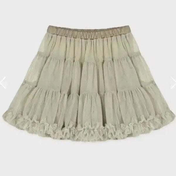 [BUNJANG] SINOON Tulle Skirt Grayish Green / 시눈 튜튜 스커트 그레이쉬 그린 택달린 새상품
