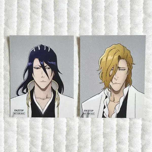 [BUNJANG] Bleach 20th Anniversary Portrait Set - Rojuro & Byakuya / 블리치 블리치전 20주년 증명사진 로쥬로 쿠치키 뱌쿠야 굿즈
