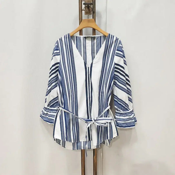 [BUNJANG] Massimo Dutti Cotton Blouse Size 66 / (kk70089)마시모두띠(Massimo Dutti) 블라우스 66