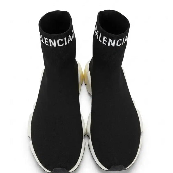 [BUNJANG] Balenciaga Speed Runner Fold Black White Sneakers / 발렌시아가 스피드러너 폴드 블랙 화이트-265mm