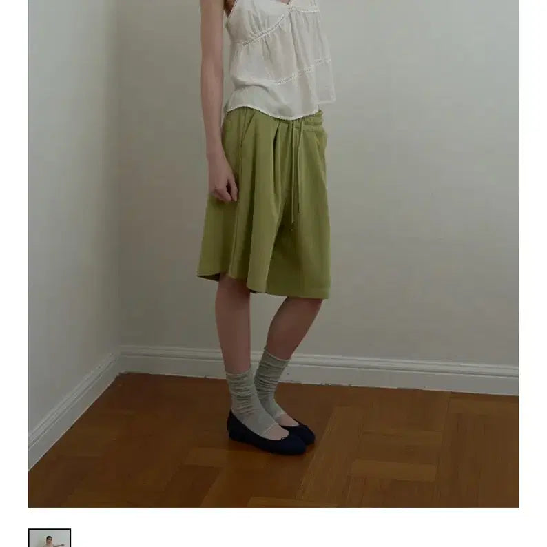 [BUNJANG] Without Summer Cozy Sweat Shorts Olive / 위드아웃썸머 코지 스웻 쇼츠_올리브