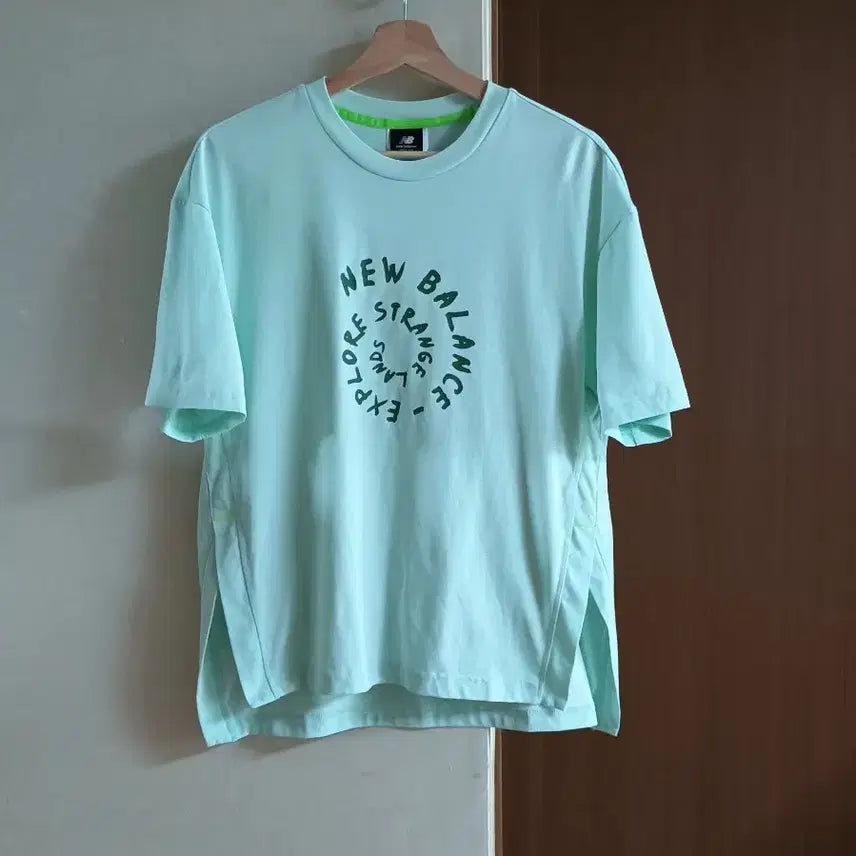 [BUNJANG] New Balance Mint Short Sleeve T-Shirt / 뉴발란스 반팔티 민트색 (공용가능)