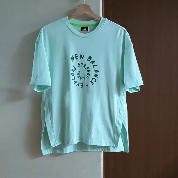 [BUNJANG] New Balance Mint Short Sleeve T-Shirt / 뉴발란스 반팔티 민트색 (공용가능)