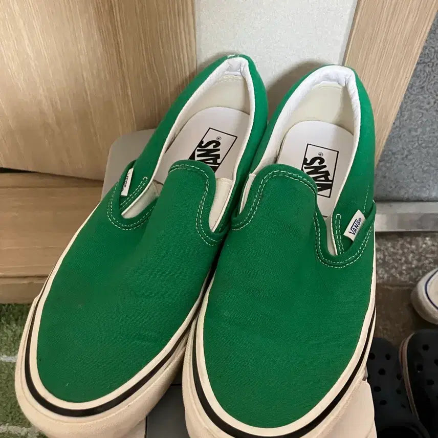 [BUNJANG] Vans Anaheim Style 98 Green Shoes / 반스 애너하임 스타일98 그린 265