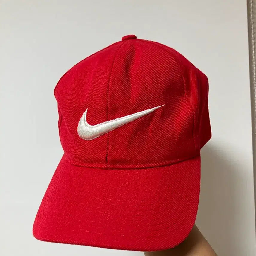 [BUNJANG] Nike Vintage Old Baseball Cap Red / 빈티지 올드 나이키 볼캡 모자 레드