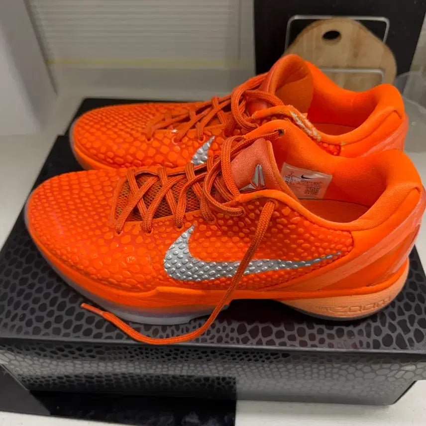 [BUNJANG] Kobe 6 Orange Basketball Shoes (Size 270) / 코비6 오렌지 농구화270