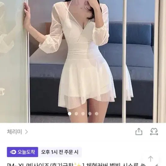 [BUNJANG] Cherimoni Monokini One-Piece Swimsuit / 체리미 모노키니 원피스 수영복 체형커버