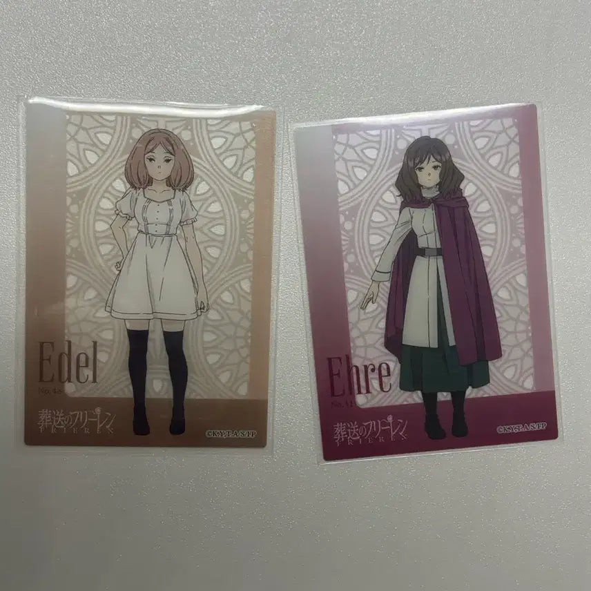 [BUNJANG] Frieren: Beyond Journey's End Clear Card Edel & Frieren Bundle Set / 장송의 프리렌 클리어 카드 에델/에르