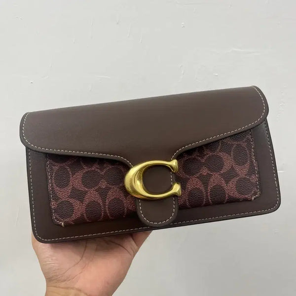 [BUNJANG] Coach Signature Pattern Shoulder Crossbody Bag / 코치 숄더 겸 크로스백