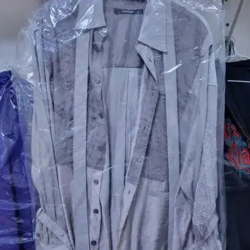 [BUNJANG] Songzio Necktie Shirt / 송지오 넥타이 셔츠