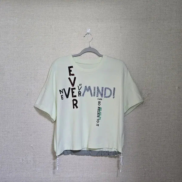 [BUNJANG] VOV String Short Sleeve T-Shirt / 보브)스트링 반팔티