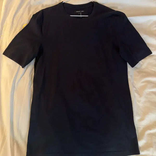 [BUNJANG] Helmut Lang Classic Black Short Sleeve T-Shirt (Size S) / 헬무트 랭 클래식 블랙 반팔티 (S 사이즈) 민트급 팝니다