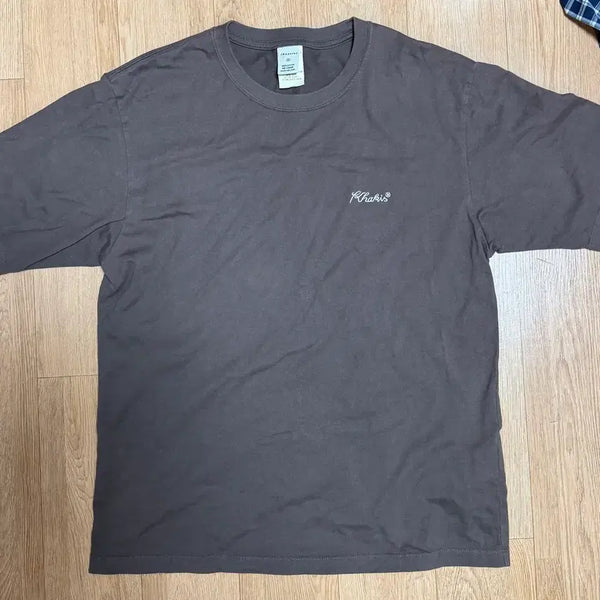 [BUNJANG] Khakis Brown Short Sleeve T-Shirt / [2] 카키스(khakis) 반팔티(브라운)