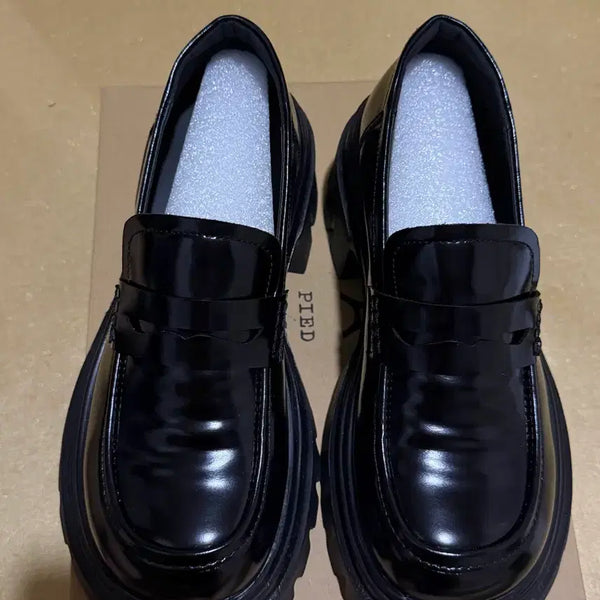 [BUNJANG] APIE MARCHE Cowhide Loafers Black 235 / 아삐에마르슈 소가죽 로퍼