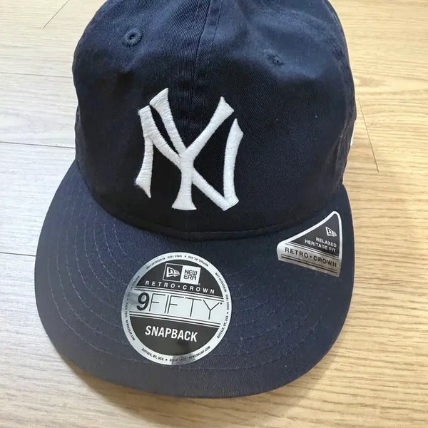 [BUNJANG] New Era 5950 Retro Crown Navy New York Yankees Cap / 새상품) 뉴에라 5950 레트로크라운