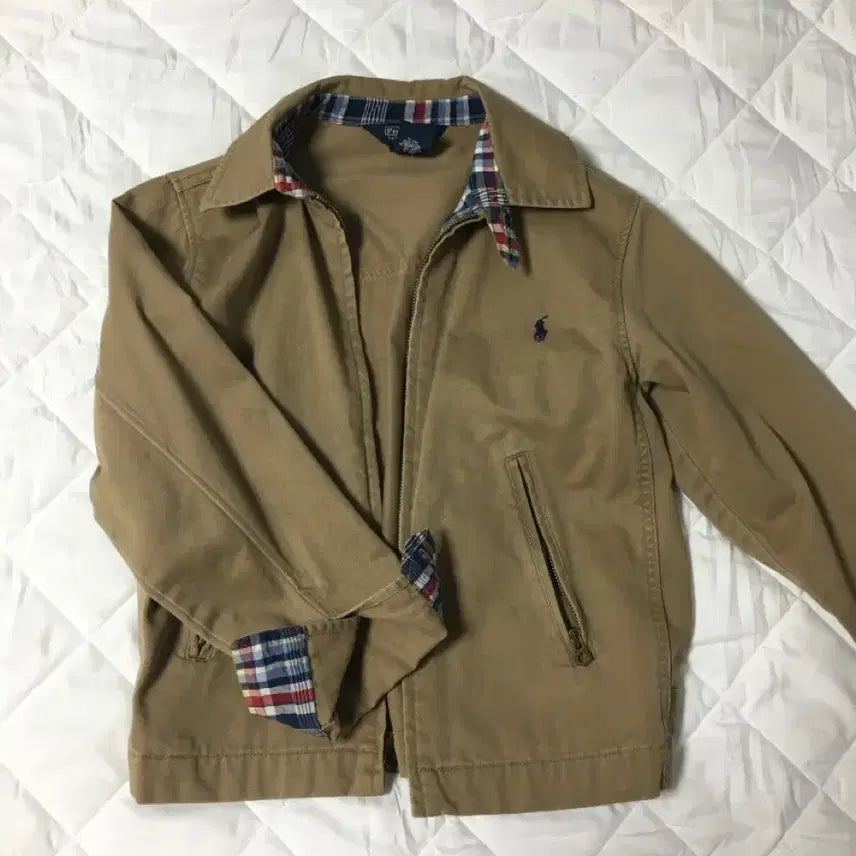 [BUNJANG] Polo Ralph Lauren Check Lined Jacket / 폴로 랄프로렌 체크안감 자켓s(착샷O)