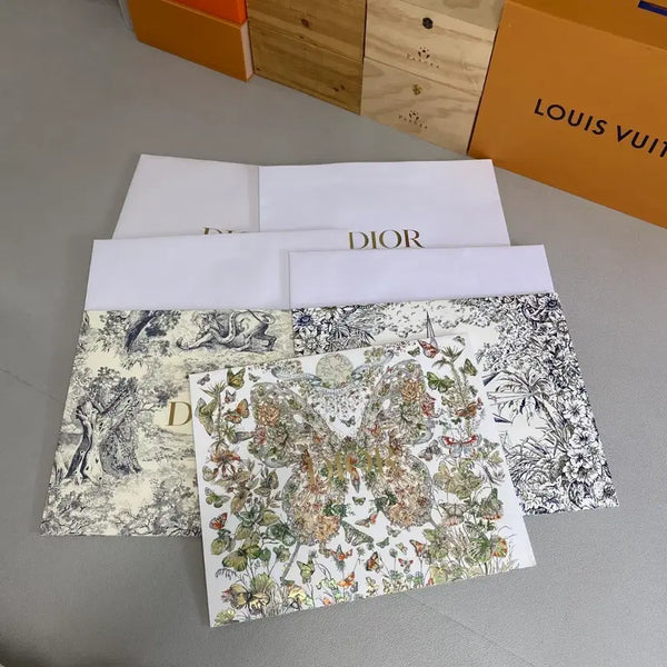 [BUNJANG] Dior Large Shopping Bag Bundle Set / 디올 대형 쇼핑백(64*51*19) 7장 일괄