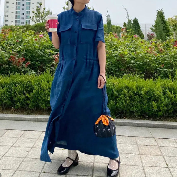 [BUNJANG] Eunoia Helen Dress Blue M Size / 새) 유노이아 helen dress blue m사이즈