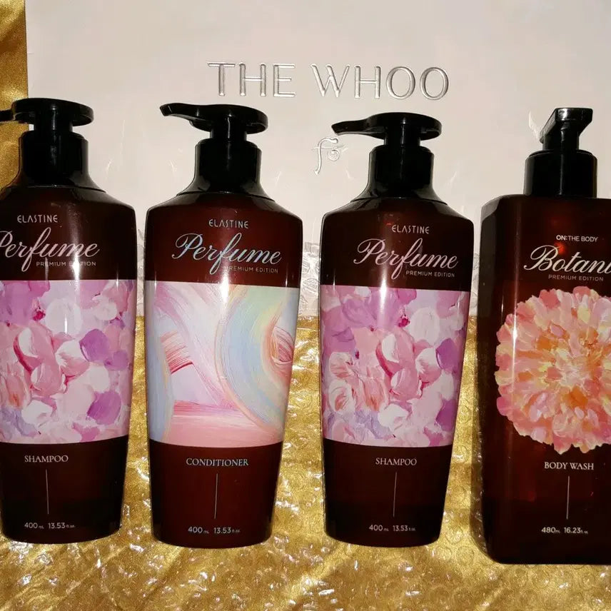 [BUNJANG] Elastin Daily Repairing Shampoo Set (4 Items) / 마지막가격내림/새상품/엘라스틴데일리리페어링퍼품샴푸세트상품