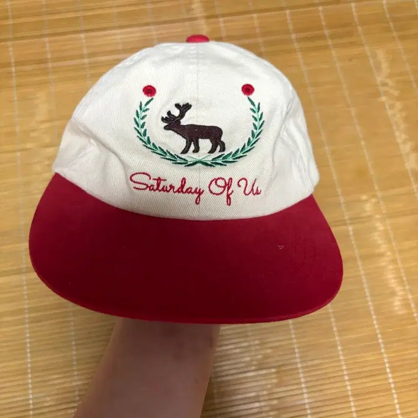 [BUNJANG] STU Deer Embroidery Hat / Stu 사슴자수 모자