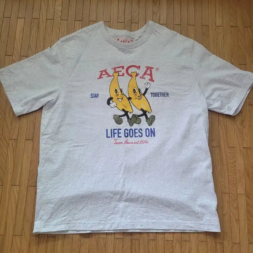 [BUNJANG] Eka White Short Sleeve T-Shirt XL Light Grey / 에이카화이트 반팔티 xl