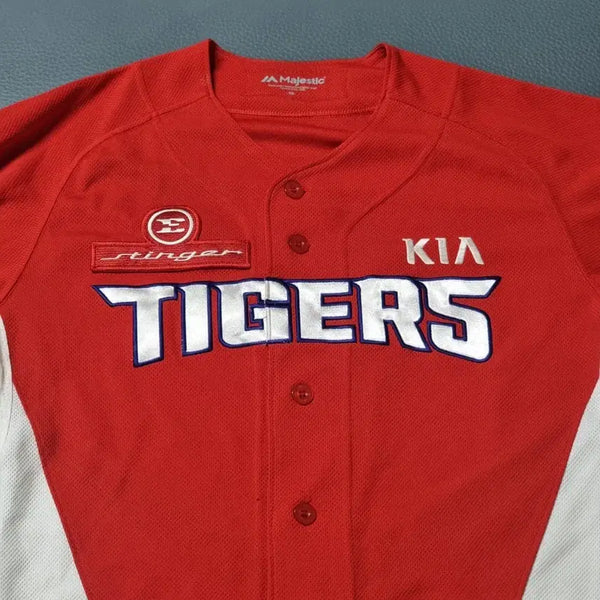[BUNJANG] Kia Tigers Majestic Authentic Away Jersey Size 90 / 기아 타이거즈 마제스틱 어센틱 어웨이 유니폼 90 노마킹