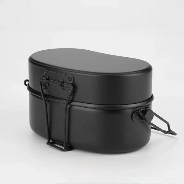[BUNJANG] Military Camping Mess Tin Black (Unused) / 밀리터리 캠핑 반합 블랙 (미사용품)