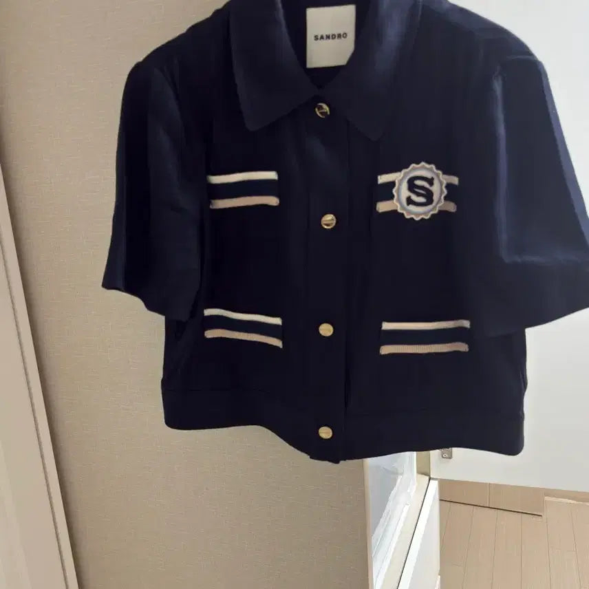 [BUNJANG] Sandro Short-Sleeve Jacket / 산드로 반팔 자켓